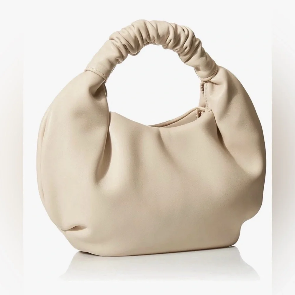 The Drop Women's Addison Soft Volume Top-Handle Bag Beige/Bone Purse - New